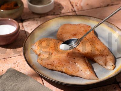 Vištiena su ryžiais grietinėlės padaže Žingsnis 1