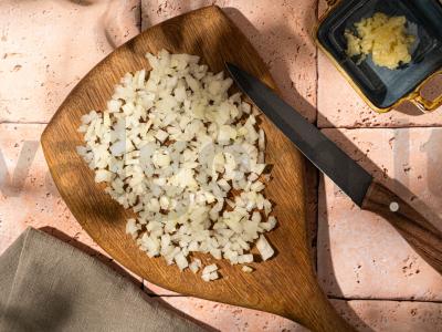 Vištiena su ryžiais grietinėlės padaže Žingsnis 2