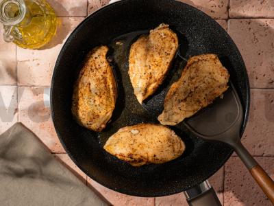 Vištiena su ryžiais grietinėlės padaže Žingsnis 3