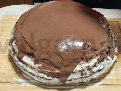 Šokoladinis morkų tortas Žingsnis 5