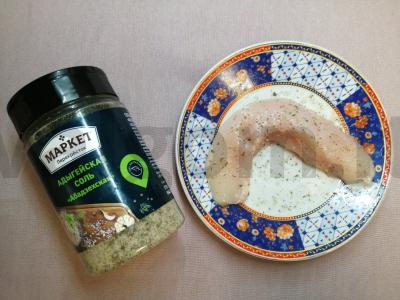 Vištienos ir varškės sūrio ritinys Žingsnis 2