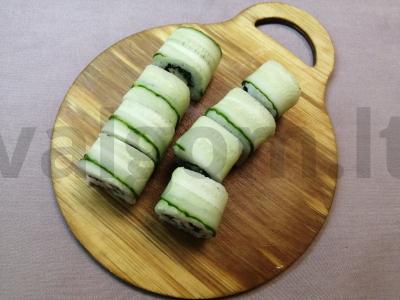 Vištienos ir varškės sūrio ritinys Žingsnis 9