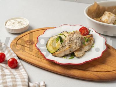 Skumbrija su cukinijomis orkaitėje pagrindine nuotrauka