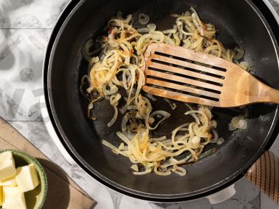 Befstroganovas su grikių koše Žingsnis 4