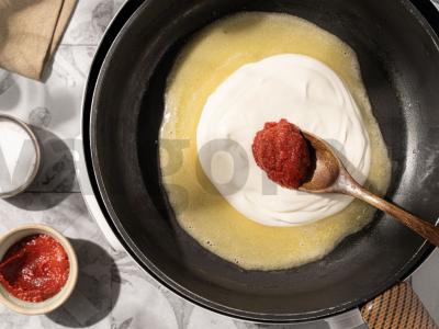 Befstroganovas su grikių koše Žingsnis 6