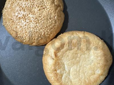 Sūrio burgeris-sumuštinis Žingsnis 1