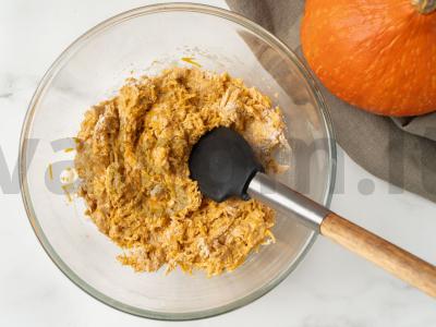 Moliūgų ir apelsinų keksiukas Žingsnis 4