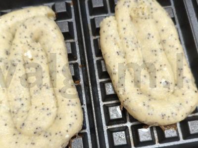 Varškės vafliai su aguonomis Žingsnis 3