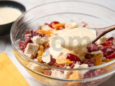 Itališkas vištienos salotas ant duonos Žingsnis 6