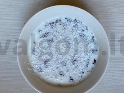 Naudingas pusryčių patiekalas su acidofiliu visai šeimai Žingsnis 5