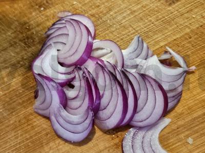 Vitaminų salotas su pušų riešutais Žingsnis 2