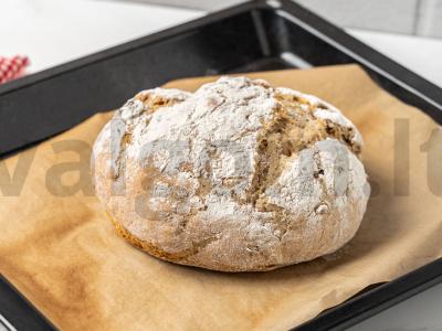 Duona su riešutais ir džiovintomis slyvomis Žingsnis 7