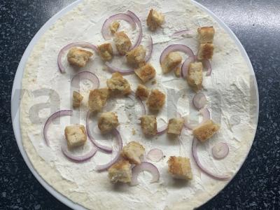 Rolas su nuggetais ir daržovėmis Žingsnis 5