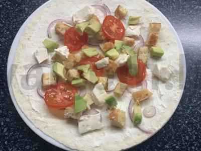 Rolas su nuggetais ir daržovėmis Žingsnis 7