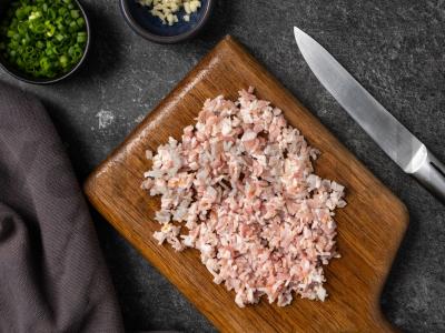 Baltoji žuvis su grietinėlės žirneliais Žingsnis 1