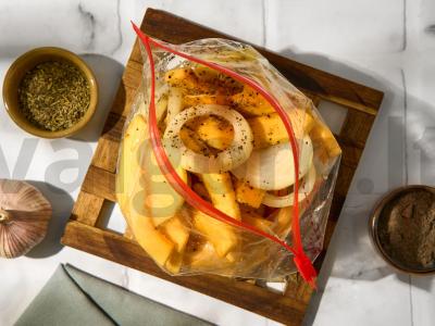 Kepta moliūgų su bulvėmis po sūrio plutele Žingsnis 3