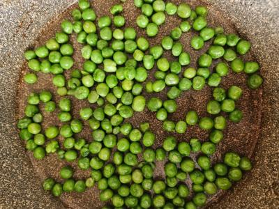 Tortilija su kiaušiniu ir žaliaisiais žirneliais Žingsnis 1