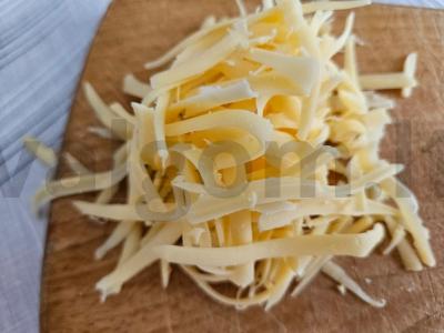 Tortilija su kiaušiniu ir žaliaisiais žirneliais Žingsnis 4