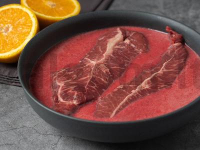 Viršutinė dalis su spanguolių padažu Žingsnis 5