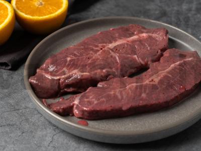 Viršutinė dalis su spanguolių padažu Žingsnis 6