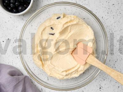 Varškės apkepas be miltų ir cukraus Žingsnis 5