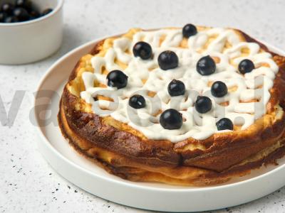 Varškės apkepas be miltų ir cukraus Žingsnis 9