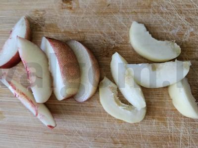 Vitaminų gėrimas su nektarinais Žingsnis 1