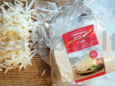 Skanus ir sočius salotas su upėtakiu, bulvėmis ir pomidorais Žingsnis 7