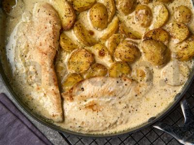 Pora vakarienė iš kalakutienos šuniui ir šeimininkui Žingsnis 5