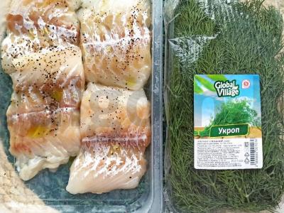 Kepta menkė su morkomis ir šviežiu krapu Žingsnis 1