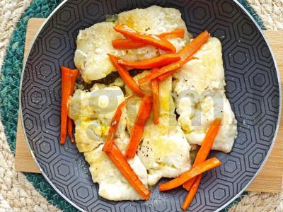 Kepta menkė su morkomis ir šviežiu krapu Žingsnis 5