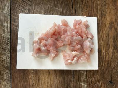 Cukinijų laivai su kalakutiena ir pomidorais Žingsnis 3