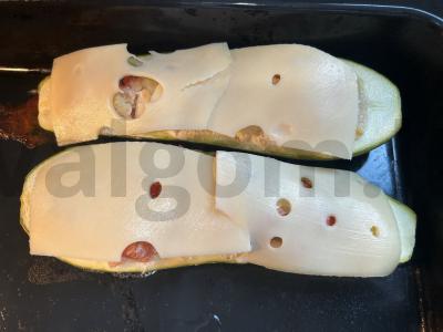 Cukinijų laivai su kalakutiena ir pomidorais Žingsnis 11