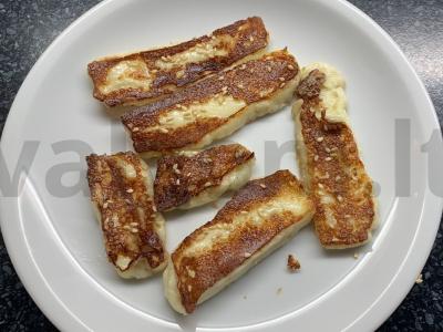 Keptas haloumi sūris su sezamu pagrindine nuotrauka