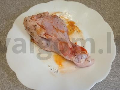 Keptas kalakutienos petys su bulvėmis terijaki padaže Žingsnis 2