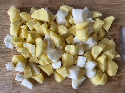 Lęšių kreminė sriuba su kalakutiena Žingsnis 4