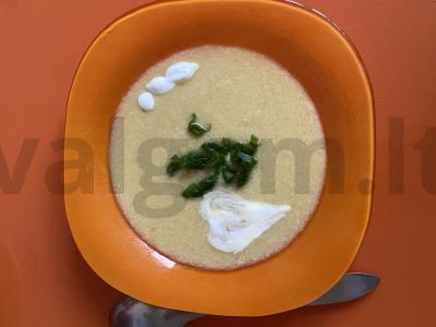 Lęšių kreminė sriuba su kalakutiena pagrindine nuotrauka