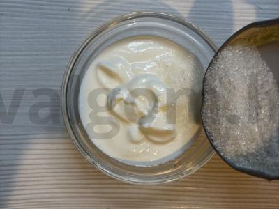 Desertas iš sausainių su aviečių džemu Žingsnis 1