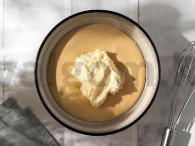 Biskvitinis ritinys su varškės kremu Žingsnis 6