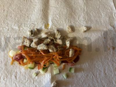 Skani užkanda „Šaurma“ Žingsnis 7