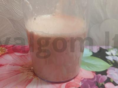 Vasaros arbūzų smūdis su minkštu varškės sūriu ir sėklų mišiniu Žingsnis 3