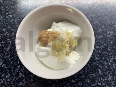 Varškės-sūrio užkandis ant burokėlių Žingsnis 2