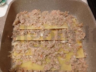 Patingėlių lazanja pietums arba vakarienei Žingsnis 13