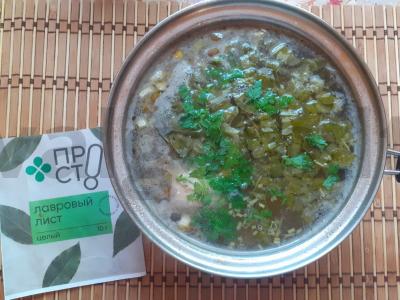 Vištienos sultinio sriuba su kopūstais ir rūgštynėmis Žingsnis 8