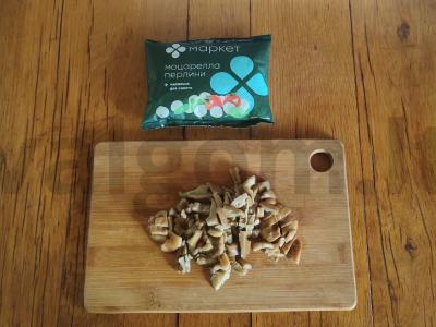 Makaronai su mocarela ir snytimi Žingsnis 4