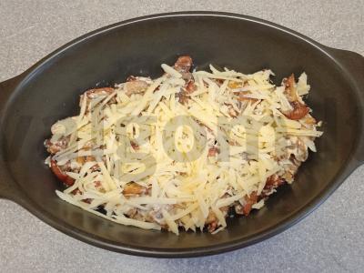 Šampinjonų ir voveraičių žiuljenas Žingsnis 10