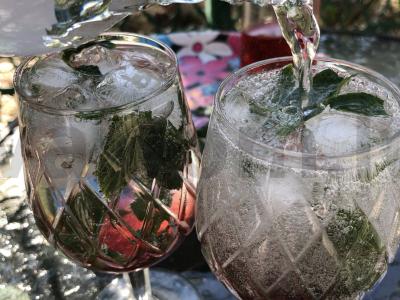 Kokteilis su rožių žiedlapių sirupu Žingsnis 4