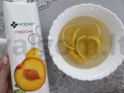 Citrinų ir persikų limonadas Žingsnis 3