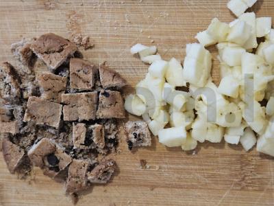 Triflis su banana per 7 minutes Žingsnis 1