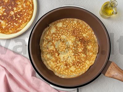 Kiaušinių blynai su faršu Žingsnis 2